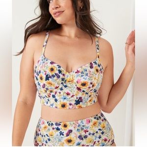 NWT Old Navy Womens floral bikini set LARGE